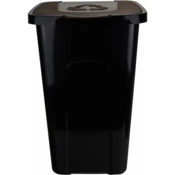 Odpadkový koš NoName Odpadkový koš Sorta na třídění odpadu 50l hnědý (POW SO BROWN)