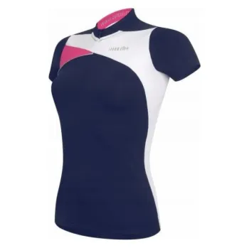 cyklistický dres Dres RH+ Trinity W fialovo-bílý - ECD0308