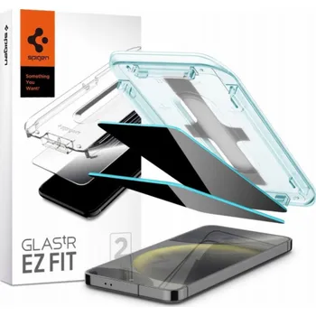 Spigen Tvrzené sklo SPIGEN GLAS.TR „EZ FIT“, 2 ks, ochrana soukromí pro Galaxy S24