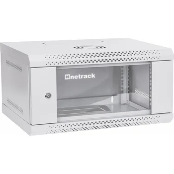 Rozvaděč NetRack Nástěnná serverová skříň RACK 19 4U 400mm ECO-Line šedá