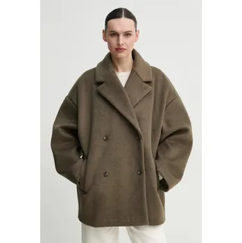 Dámský kabát Kabát s příměsí vlny 2NDDAY Calisa 2251111123 zelená 91X, vel. 42