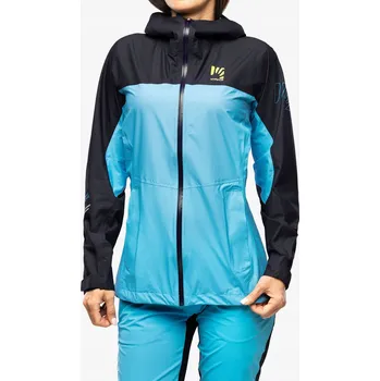 Dámská větrovka Dámská nepromokavá bunda Karpos Lot Rain Jacket - blue atoll/sky XS