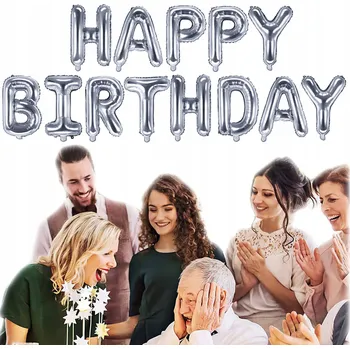 Balónek BALÓNKY NAROZENINY VŠE NEJLEPŠÍ K NAROZENINÁM 40 cm GIRLANDA 340 cm