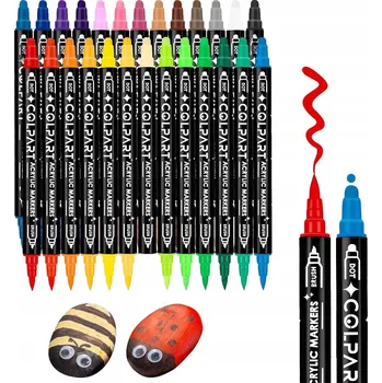 FIXY SADA 26 Kusů 26 barev Fixy Popisovače VODĚODOLNÉ