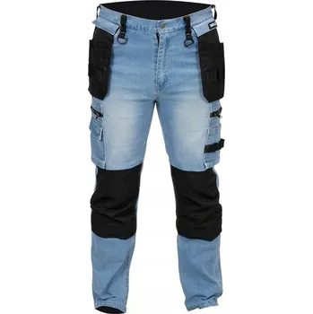 montérky YATO Pracovní kalhoty dlouhé STRETCH JEANS MODRÉ vel. M YT-79071