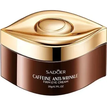 Pleťový krém Sadoer oční krém 20 g s kofeinem proti tmavým kruhům a váčkům pod očima Hydratační zpevňující péče o pleť Krása očí