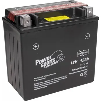 Motobaterie Motocyklová baterie 12V 12Ah/160 L+ Rozměry: 150x87x148 AGM suchonabíjená DB 211 doplňková YTX14-BS MAXGEAR