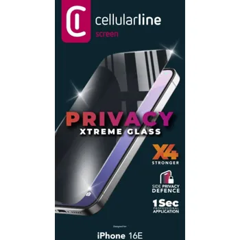 Cellular Line Ochranná fólie na displej Apple Cellularline 8018080492648 pro ochranu soukromí, 1 ks.