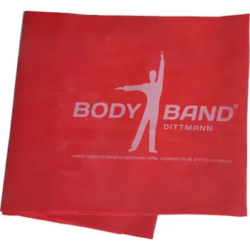 Masážní přístroj Modom Posilovací guma Body-Band 2,5 m červená