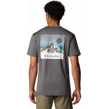 Columbia Tričko Kwick Hike Back Graphic SS 2071754014 Černé L