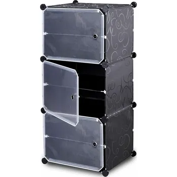 Modulární botník s 6 policemi a dvířky