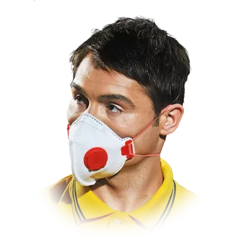 Plynová maska Reis MAS S FFP3V W Protiprachová polomaska s ventilem 10 ks