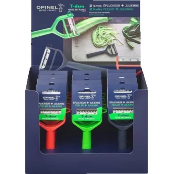 Kuchyňská škrabka Opinel Sada 12 škrabek škrabka T-Duo Polymer