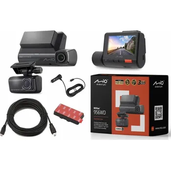 Kamera do auta Mio MiVue 956W DUAL 4K HDR, GPS, WIFI, hlasové ovládání