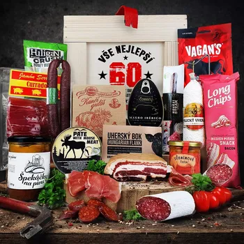 Dárkový potravinový koš Persi Dárková bedna s páčidlem