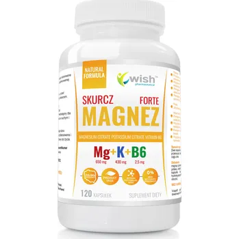 Wish Forte Mg + K + B6 hořčík proti křečím forte 120 kapslí