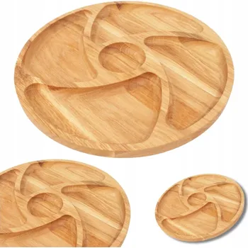 Kuchyňské prkénko DŘEVĚNÉ DUBové PRKÉNKO NA SERVÍROVÁNÍ ZAKROUCENÉ