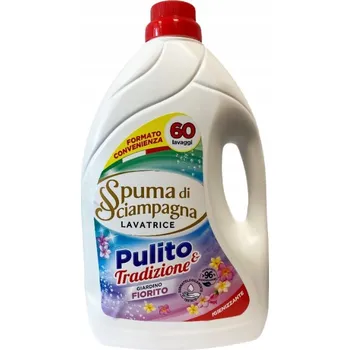 Prací gel Tekutý prací prostředek na barevné prádlo Spuma di Sciampagna 3 l