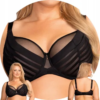 Dámské spodní prádlo Nessa podprsenka s měkkými košíčky černá velikost 80G