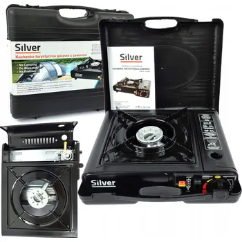 Turistický vařič Plynový vařič Silvertools 11460