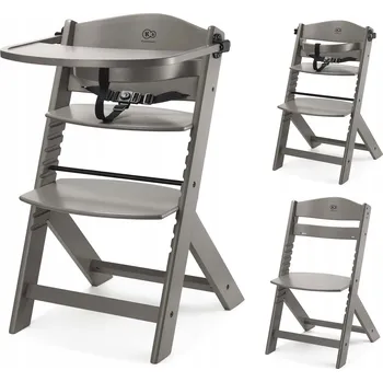 Jídelní židlička Dřevěná jídelní židlička 2v1 Kinderkraft Enock Hnědá