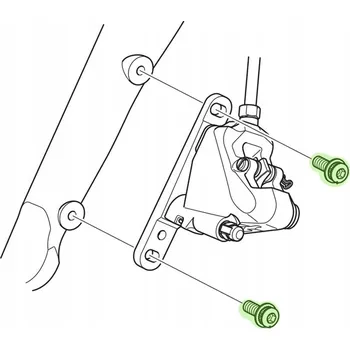 Brzda na kolo Šroub SHIMANO pro třmen kotoučové brzdy