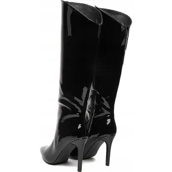 Dámské kozačky Deezee dámské kozačky černé 197-6