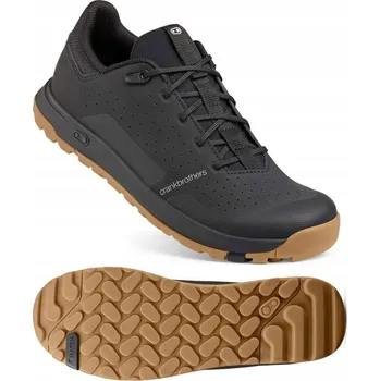 Pánské cyklistické tretry CrankBrothers Stamp Lace černé MTB boty pro Downhill, Trail a Enduro, velikost 46