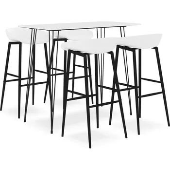 Jídelní set 5dílný barový set bílý IM_3057410