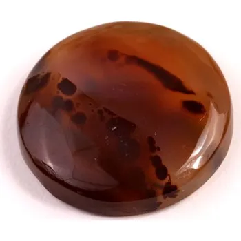 Přírodní kámen Kabošon Montana Agate č.8193 (25x6mm)