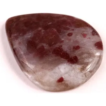 Přírodní kámen Kabošon Turmalín v Rubelitu č.8182 (29x23x5mm)