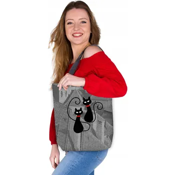 Kabelka Bertoni shopper kabelka polyester vícebarevná