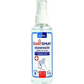 Dezinfekce SanitSpray dezinfekční sprej na ruce 100 ml
