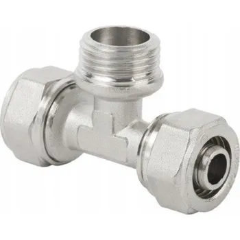 rozdělovač topení T-rozdělovač PEX/ VNĚJŠÍ ZÁVIT /PEX Hydroland PEX.T.VNĚJŠÍ ZÁVIT16X1/2