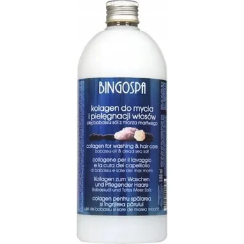 Vlasová regenerace BINGOSPA 500 ml kolagen s olejem babassu pro mytí a péči o vlasy