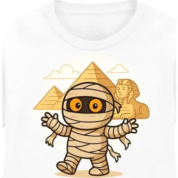 Dětské tričko Mumie bílé, velikost 3/4 roky