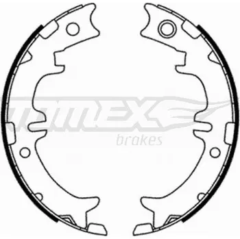 Brzdová čelist Sada brzdových čelistí TOMEX Brakes TX 21-76