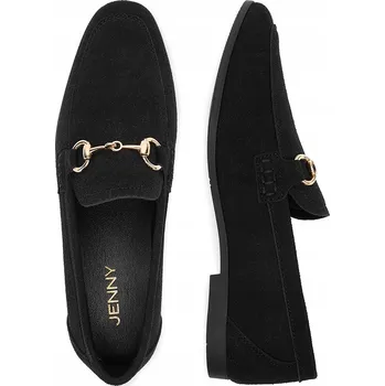 Dámská obuv Černé dámské mokasíny Jenny CEO-HY60163-9A