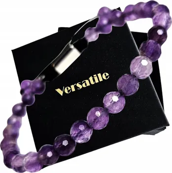 Náramek Krásný NASTAVITELNÝ Náramek s PŘÍRODNÍM Ametystem NEJVYŠŠÍ KVALITA