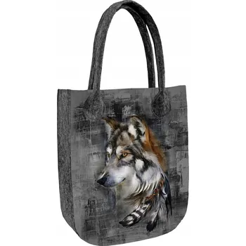 Kabelka Bertoni shopper kabelka plst vícebarevná