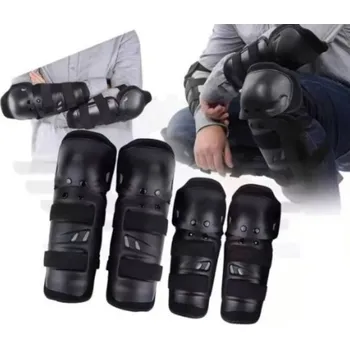 Motocyklový chránič DZL Sada chráničů na kolena, holeně a lokty