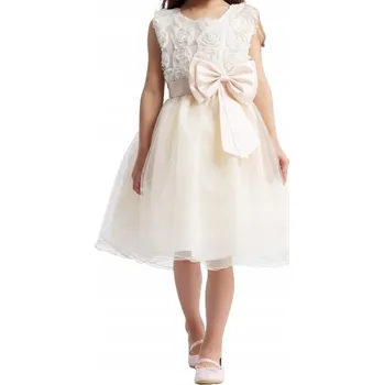 Dívčí šaty Šaty pro dívky na svatební hostina Floria zlatá, 92/98