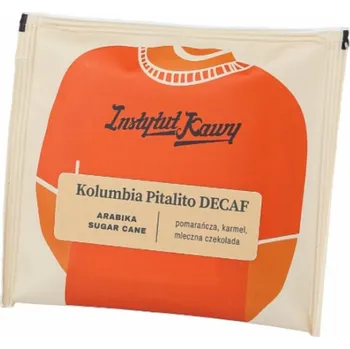 Káva Instytut Kawy Mletá káva Institute Coffee Drip Bag Colombia Pitalito Decaf 5+1 bezkofeinová káva