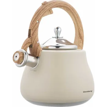 Varná konvice Klausberg OCELOVÁ KONVICE S PÍŠŤÁLKOU 2,8 L KB-7919