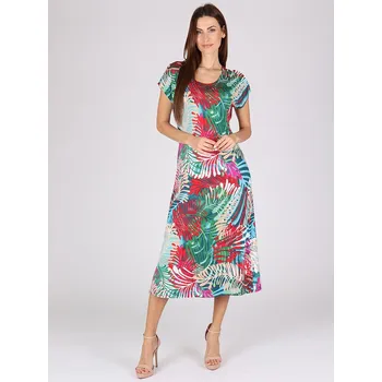 Dámské šaty EVONA a.s. Dámské dlouhé šaty JOANA 312 - Dámské dlouhé šaty JOANA 312 312 M