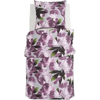 Povlečení GRUND Povlečení PEONIA 155 × 220 cm, 80 × 80 cm růžové