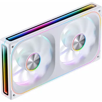 Počítačové chlazení Jonsbo ZA-240 Lüfter, reverzní čepel, PWM, ARGB - 240 mm, bílá