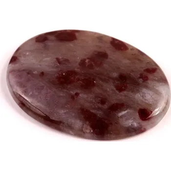 Přírodní kámen Kabošon Turmalín v Rubelitu č.8176 (36x25x5mm)