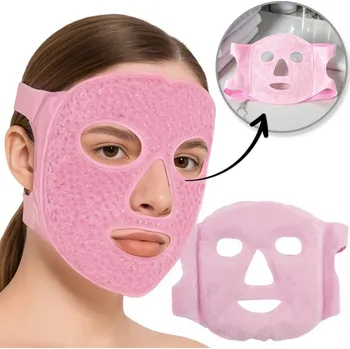 Pleťová maska Oboustranná gelová maska na obličej s chladivým a hřejivým účinkem, pro relaxaci