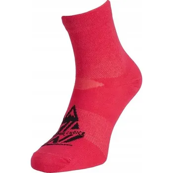 Pánská móda Silvini Ponožky Orino UA1809 ke kotníkům, fuchsiovo-černé, velikost 39-41